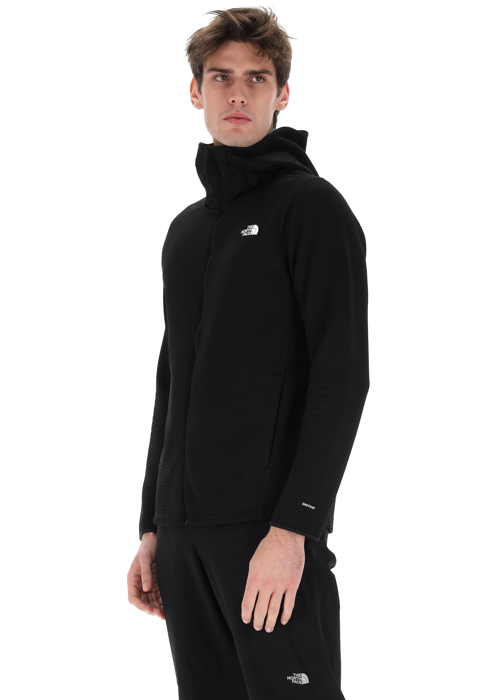 Pile full zip con cappuccio The North Face puntinato A89VFVERTICAL